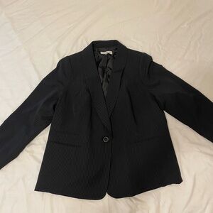NWT Le Suit Black Blazer Professional Tailored